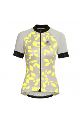 Dámský cyklistický dres ALPINE PRO BERESSA neon safety yellow varianta pa