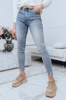 Spodnie damskie MASLIN jeansowe niebieskie Dstreet UY1153