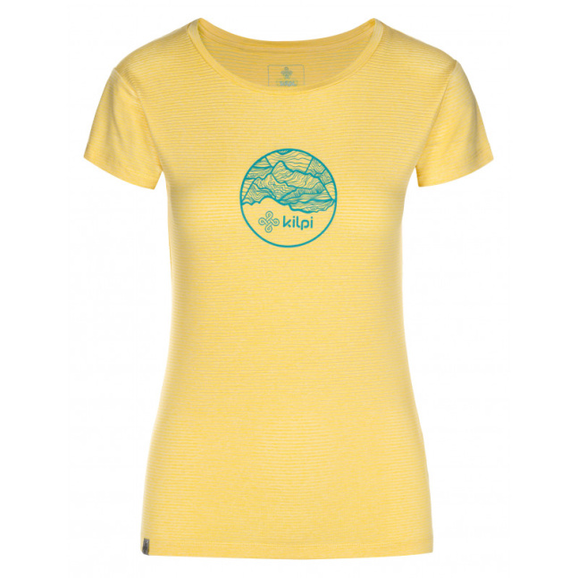 Women's light T-shirt Guilin-w yellow - Kilpi