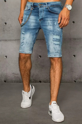 Spodenki męskie jeansowe niebieskie Dstreet SX1542