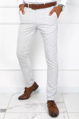 Spodnie męskie białe Dstreet UX3782