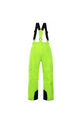 Dětské kalhoty ALPINE PRO ANIKO 3 neon safety yellow
