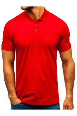 Moderna muška polo majica Denley 9025 - crvena,