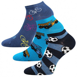 3PACK dětské ponožky Lonka vícebarevné (Dedonik - Mix A)