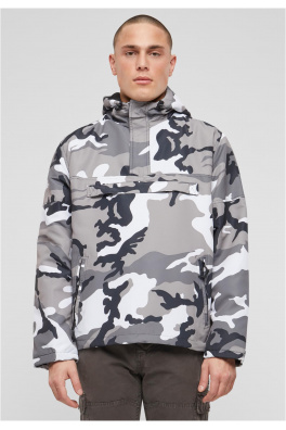 Fleece Pull Over Windbreaker snowcamo