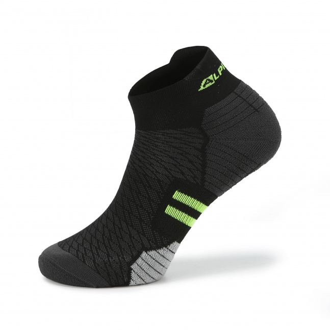 Unisex ponožky s antibakteriální úpravou ALPINE PRO DON neon safety yellow