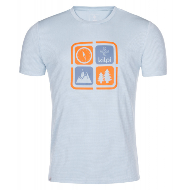 Men's functional T-shirt Giacinto-m light blue - Kilpi