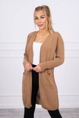 Sweater with pockets camel