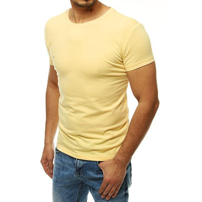 Light yellow men's T-shirt RX4188