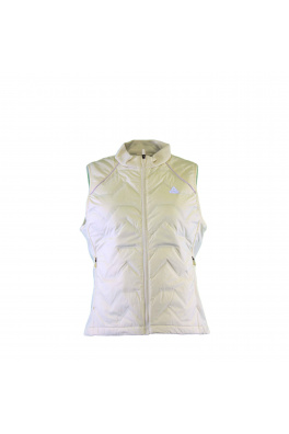 Peak peak down waistcoat canvas white