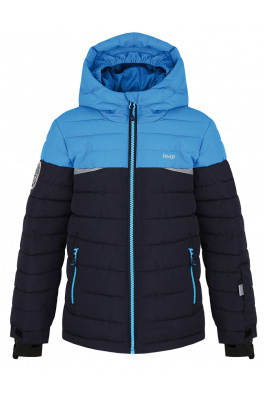 Dětská lyžařská bunda LOAP FUMAR Tmavě modrá/Modrá