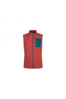 Pánská softshellová vesta Kilpi TOFANO-M tmavě červená