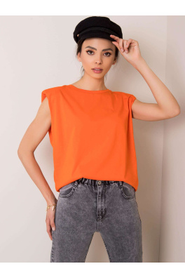 Pomarańczowy t-shirt Ester RUE PARIS