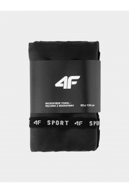 Sportovní rychleschnoucí ručník M (80 x 130cm) 4F - černý