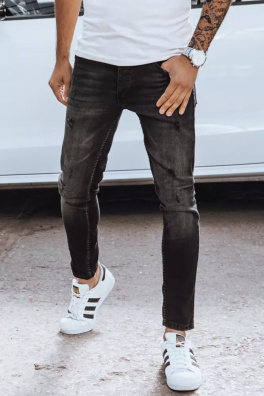 Spodnie męskie jeansowe czarne Dstreet UX3830