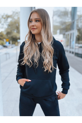 BASIC women's hooded sweatshirt navy blue BY0561