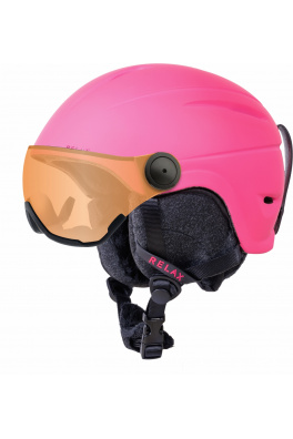 LYŽAŘSKÁ HELMA RELAX TWISTER VISOR RH27T pink