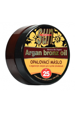 VIVACO Opalovací máslo s BIO arganovým olejem SPF 25 SUN VITAL 200 ml