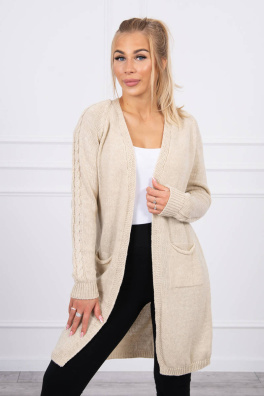 Sweater with pockets beige